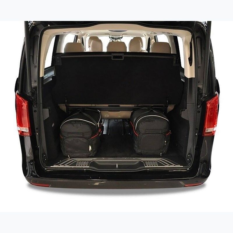Gepäckträgertaschen-Set KJUST Mercedes-Benz V Long 2015+ 7 Stk. Schwarz 16