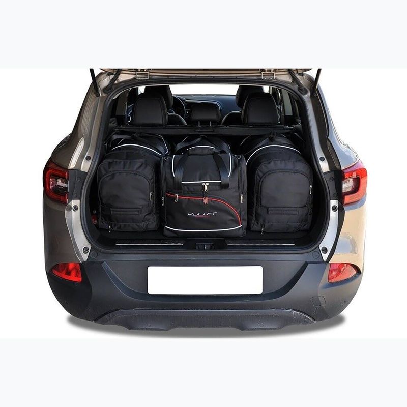 Gepäckträgertaschen-Set KJUST Renault Kadjar 2015-2022 4 Stk. Schwarz 12
