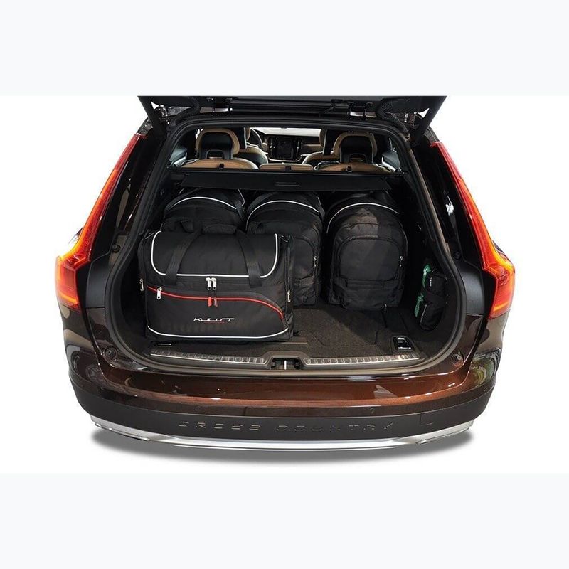 Gepäckträgertaschen-Set KJUST Volvo V90 2016+ 5 Stk. Schwarz 15