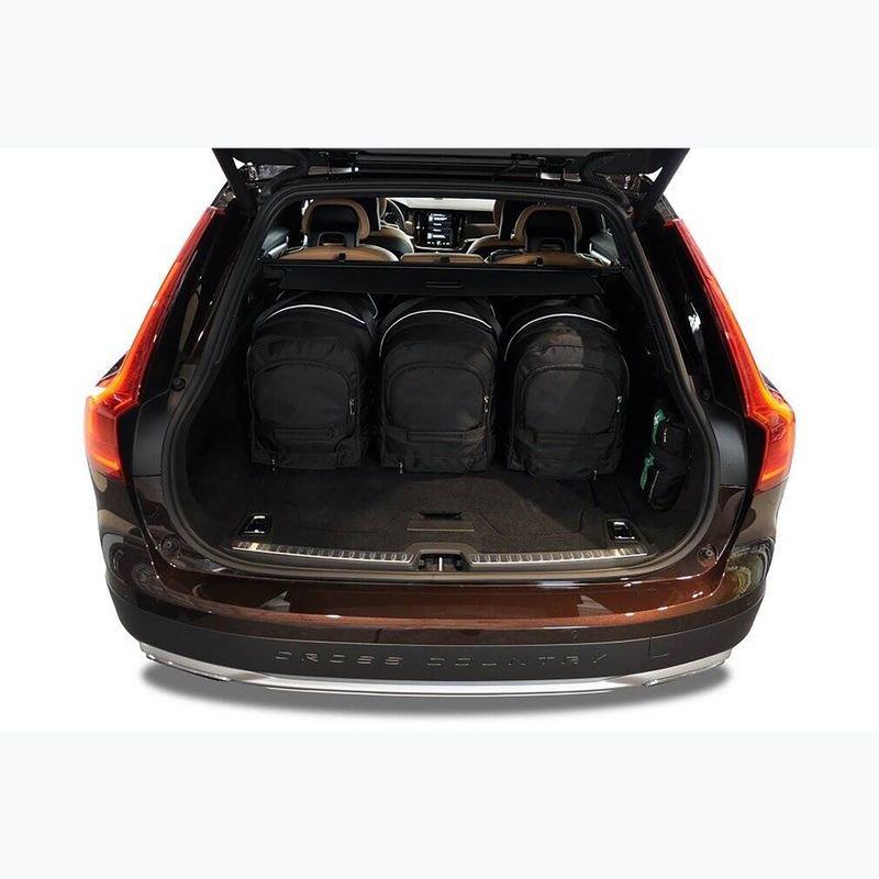Gepäckträgertaschen-Set KJUST Volvo V90 2016+ 5 Stk. Schwarz 16