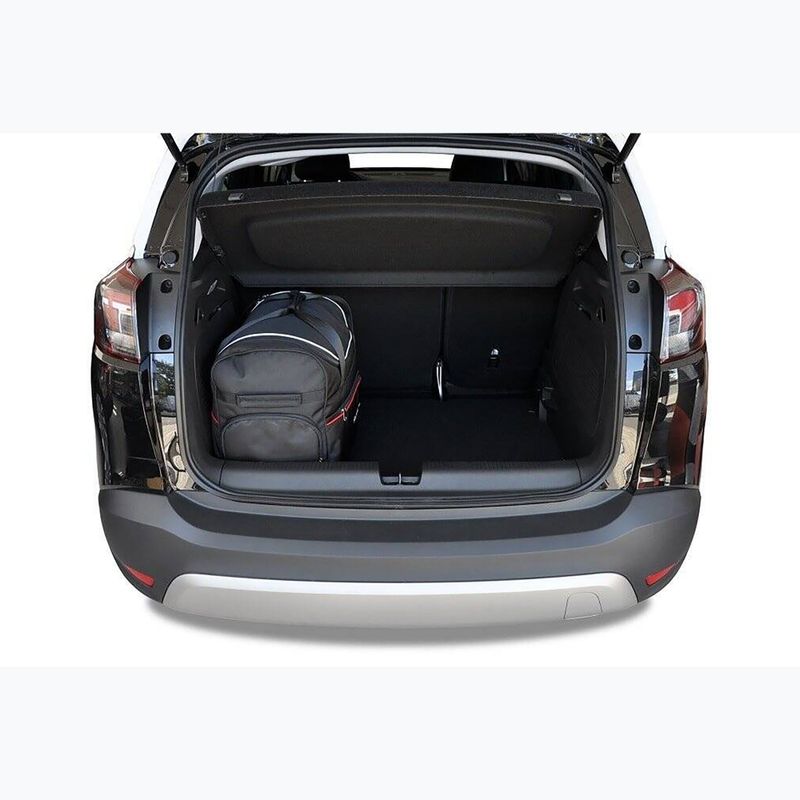 Gepäckträgertaschen-Set KJUST Opel Crossland X 2017+ 4 Stk. Schwarz 15