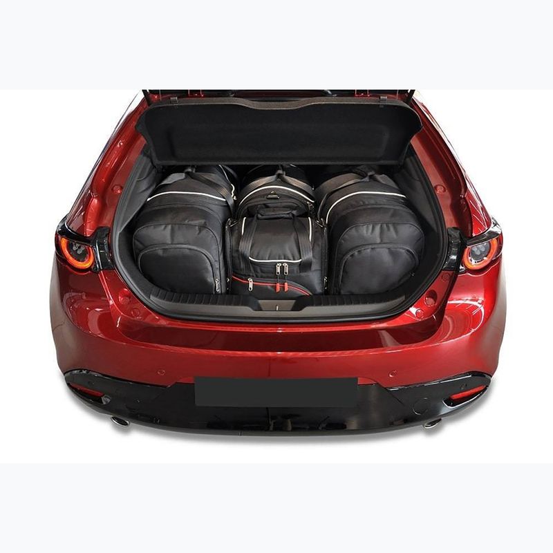 Gepäckträgertaschen-Set KJUST Mazda 3 Hatchback 2018+ 4 Stk. Schwarz 13