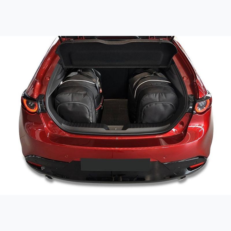 Gepäckträgertaschen-Set KJUST Mazda 3 Hatchback 2018+ 4 Stk. Schwarz 15