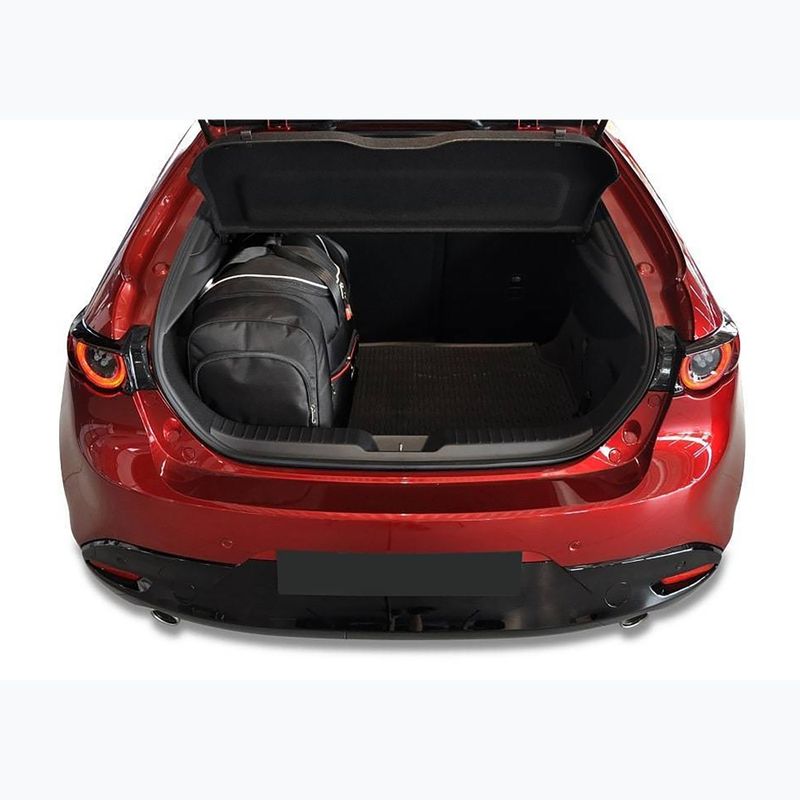 Gepäckträgertaschen-Set KJUST Mazda 3 Hatchback 2018+ 4 Stk. Schwarz 16