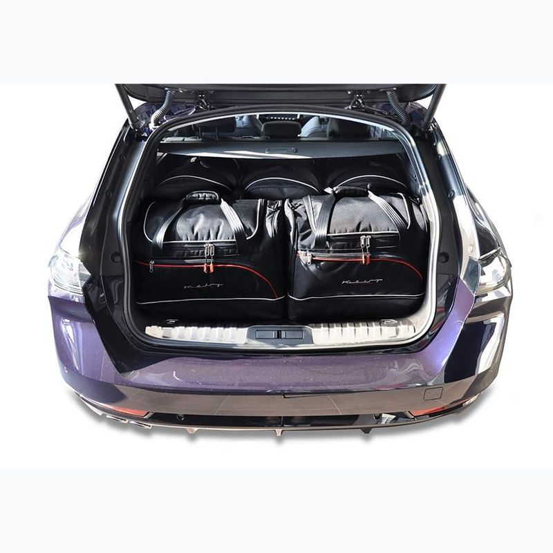 Gepäckträgertaschen-Set KJUST Peugeot 508 Sw 2018+ 5 Stk. Schwarz 11