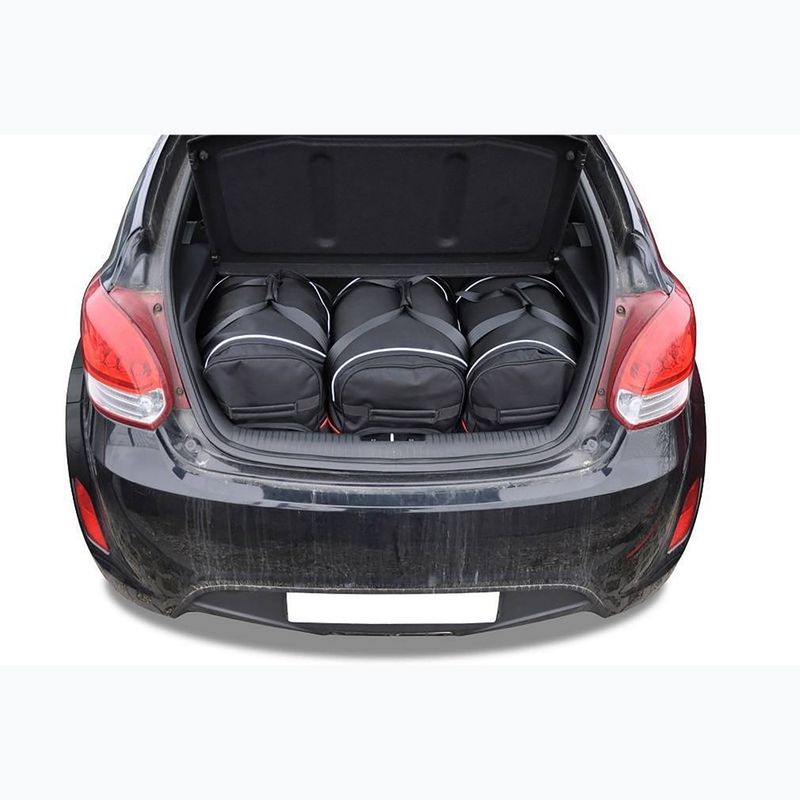 Gepäckträgertaschen-Set KJUST Hyundai Veloster Coupe 2011-2014 3 Stk black 10