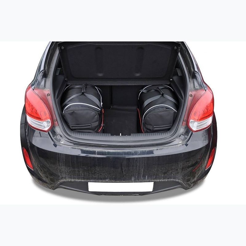 Gepäckträgertaschen-Set KJUST Hyundai Veloster Coupe 2011-2014 3 Stk black 11