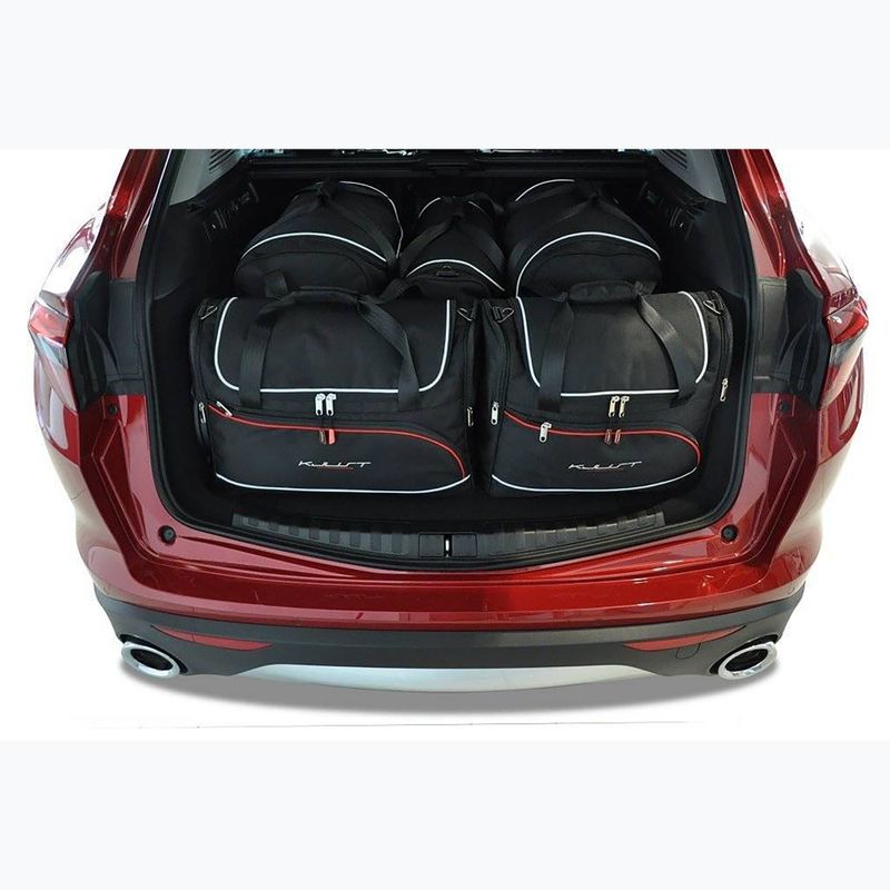 Gepäckträgertaschen-Set KJUST Alfa Romeo Stelvio 2017+ 5 Stk. Schwarz 15