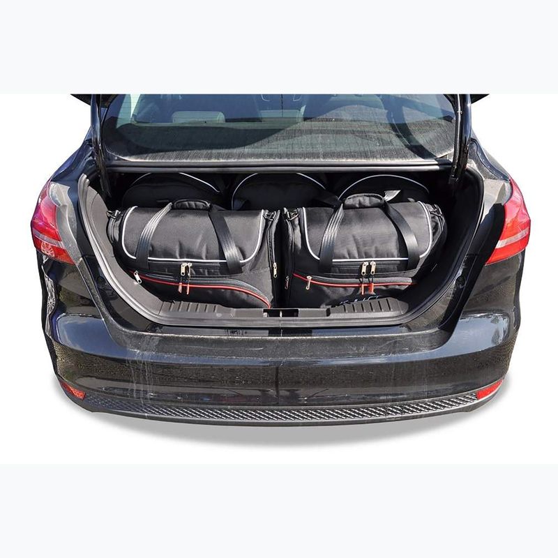 Gepäckträgertaschen-Set KJUST Ford Focus Limousine 2011-2018 5 Stk black 15