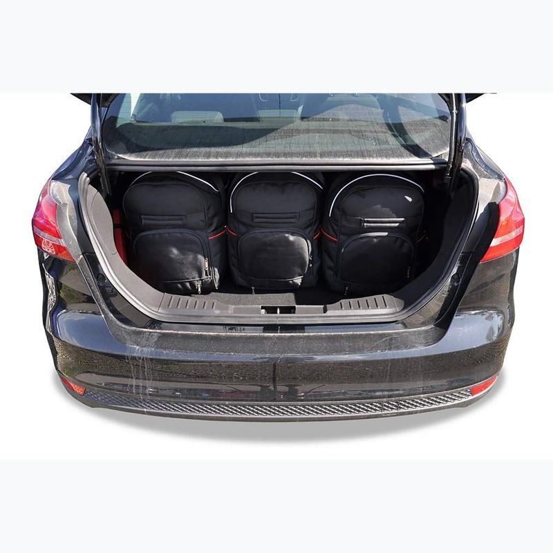 Gepäckträgertaschen-Set KJUST Ford Focus Limousine 2011-2018 5 Stk black 17