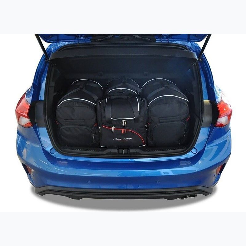 Gepäckträgertaschen-Set KJUST Ford Focus Hatchback 2018+ 4 Stk black 15