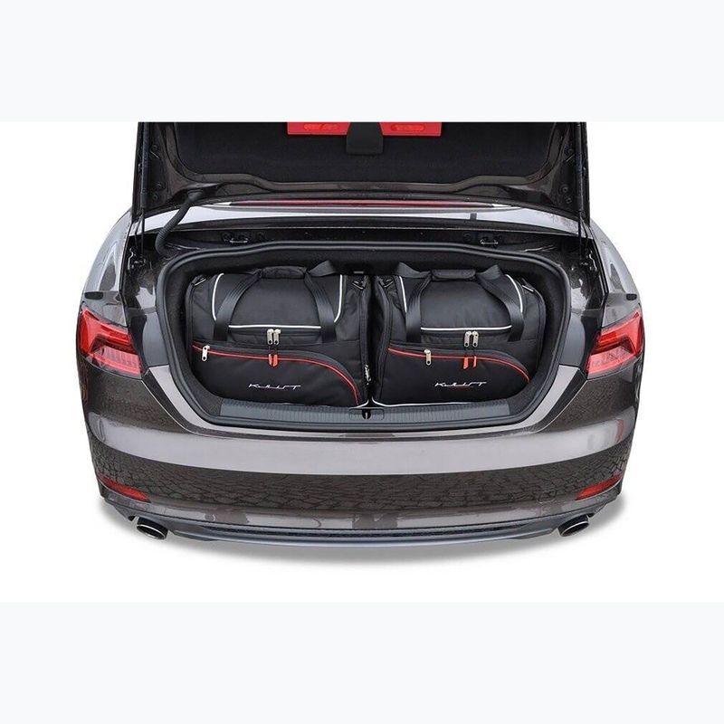 KJUST Audi A5 Cabrio 2017-2018 Kofferraumtaschen Set 4 Stück schwarz 13