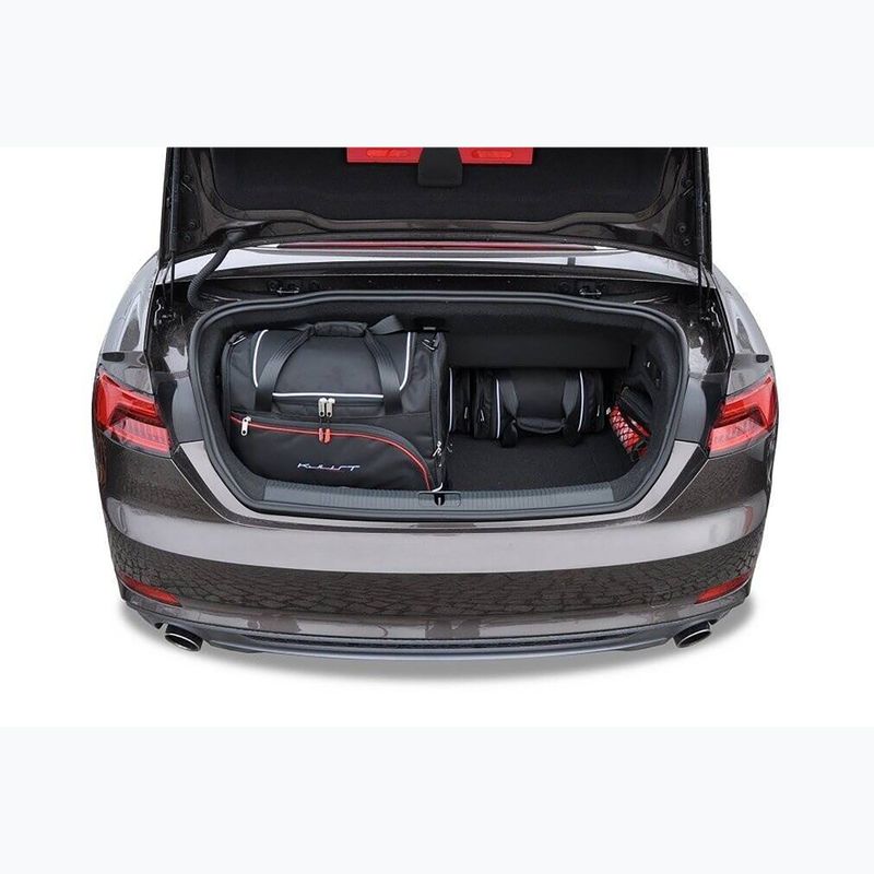 KJUST Audi A5 Cabrio 2017-2018 Kofferraumtaschen Set 4 Stück schwarz 14