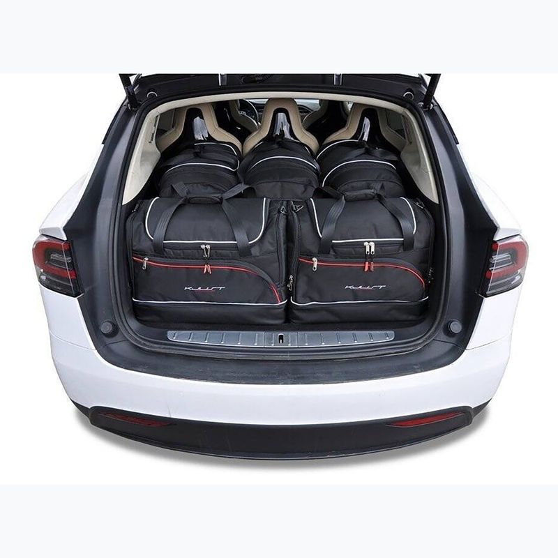 Gepäckträgertaschen-Set KJUST Tesla Model X 2016+ 7 Stk. Schwarz 16