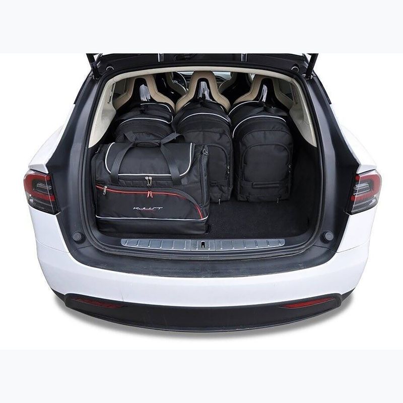 Gepäckträgertaschen-Set KJUST Tesla Model X 2016+ 7 Stk. Schwarz 17
