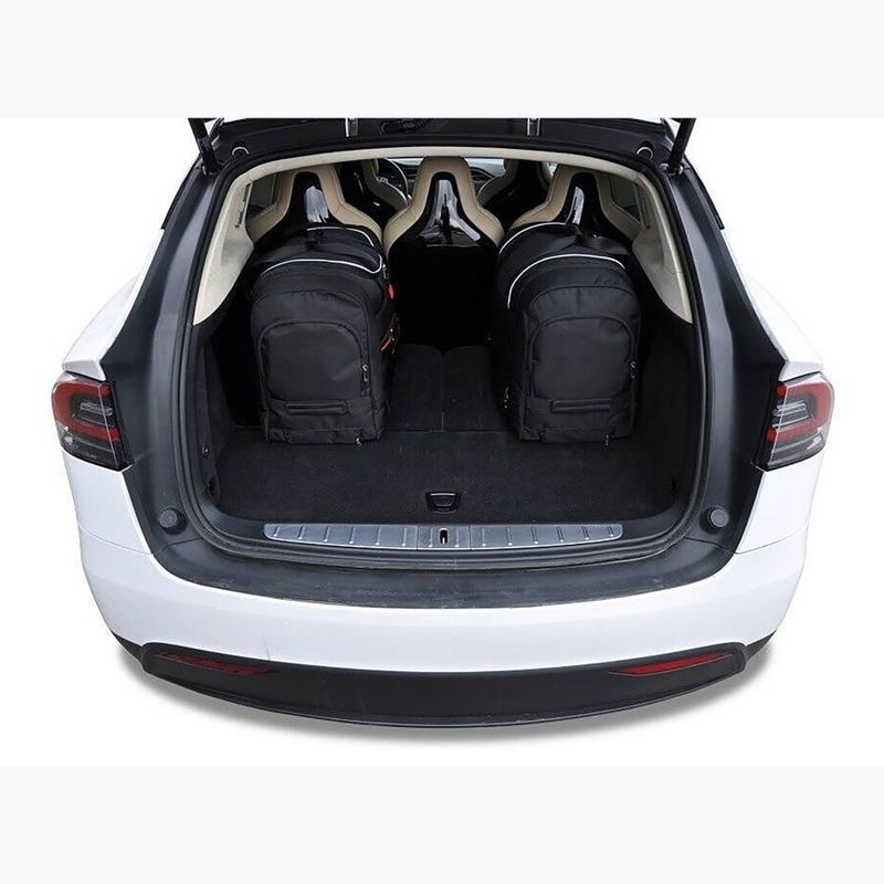 Gepäckträgertaschen-Set KJUST Tesla Model X 2016+ 7 Stk. Schwarz 19