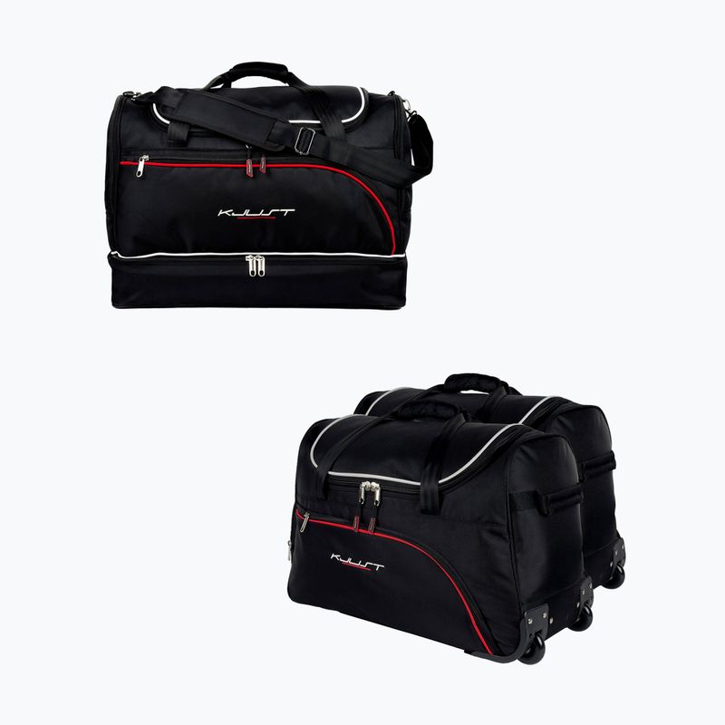 Gepäckträgertaschen-Set KJUST Volkswagen T-Roc 2017+ 3 Stk. Schwarz