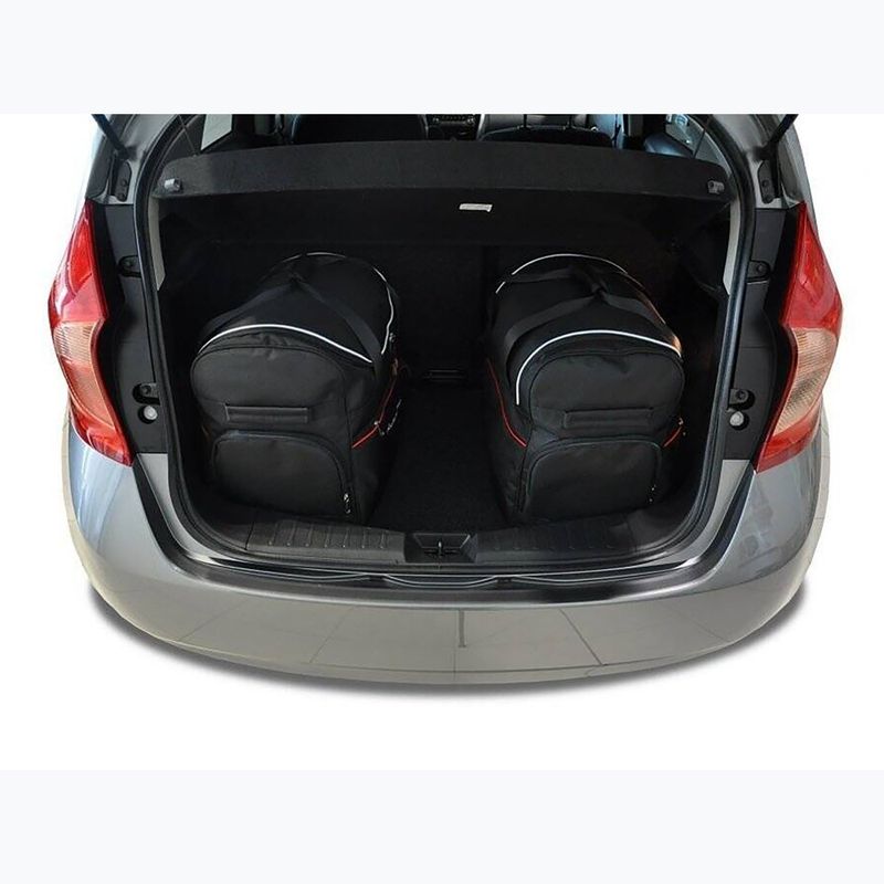 Gepäckträgertaschen-Set KJUST Nissan Note 2013-2016 3 Stk. Schwarz 12