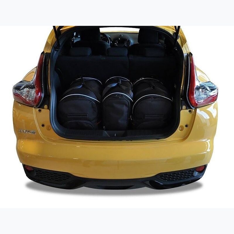 Gepäckträgertaschen-Set KJUST Nissan Juke 2010-2019 3 Stk. Schwarz 12