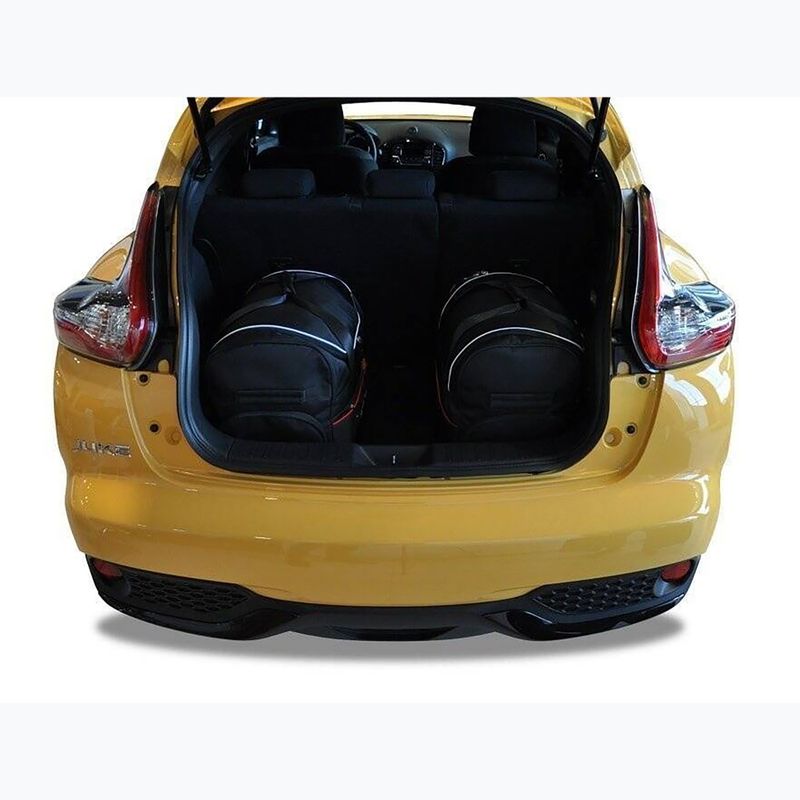 Gepäckträgertaschen-Set KJUST Nissan Juke 2010-2019 3 Stk. Schwarz 13