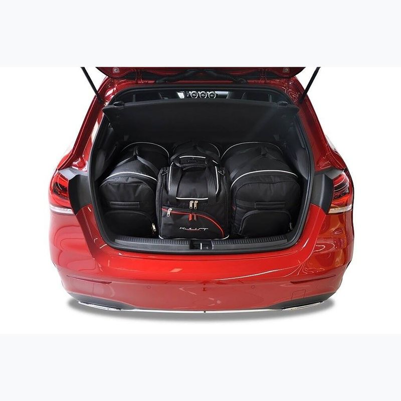 Gepäckträgertaschen-Set KJUST Mercedes-Benz A Hatchback 2018+ 4 Stk. Schwarz 10