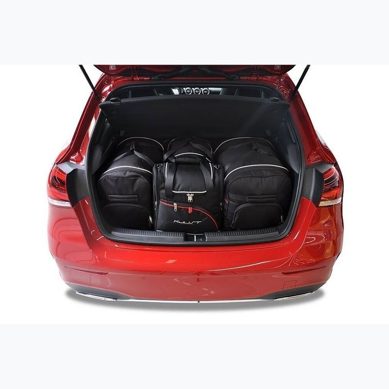 Gepäckträgertaschen-Set KJUST Mercedes-Benz A Hatchback 2018+ 4 Stk. Schwarz 12