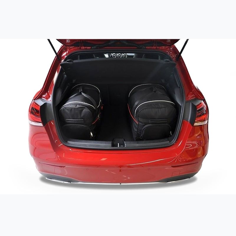 Gepäckträgertaschen-Set KJUST Mercedes-Benz A Hatchback 2018+ 4 Stk. Schwarz 14