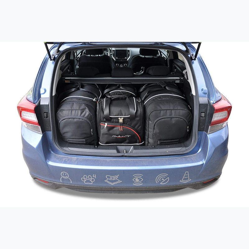 Gepäckträgertaschen-Set KJUST Subaru Impreza 2017+ 4 Stk. Schwarz 13