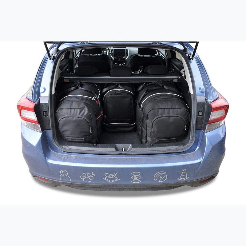 Gepäckträgertaschen-Set KJUST Subaru Impreza 2017+ 4 Stk. Schwarz 14