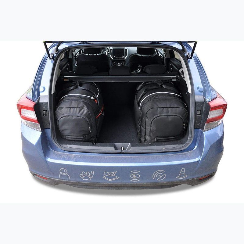 Gepäckträgertaschen-Set KJUST Subaru Impreza 2017+ 4 Stk. Schwarz 15