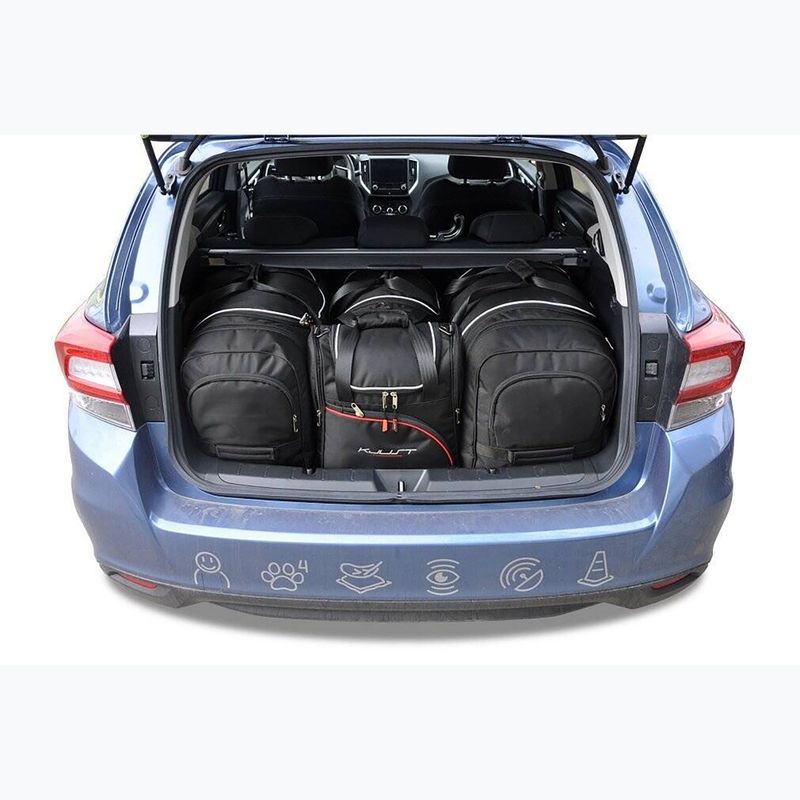 Gepäckträgertaschen-Set KJUST Subaru Impreza 2017+ 4 Stk. Schwarz 13