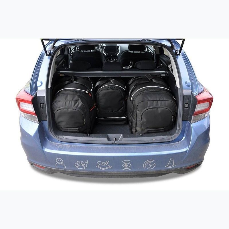 Gepäckträgertaschen-Set KJUST Subaru Impreza 2017+ 4 Stk. Schwarz 14