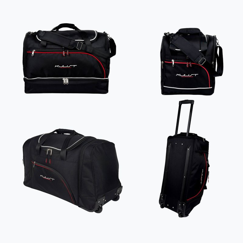 Gepäckträgertaschen-Set KJUST Subaru Xv 2017+ 4 Stk. Schwarz