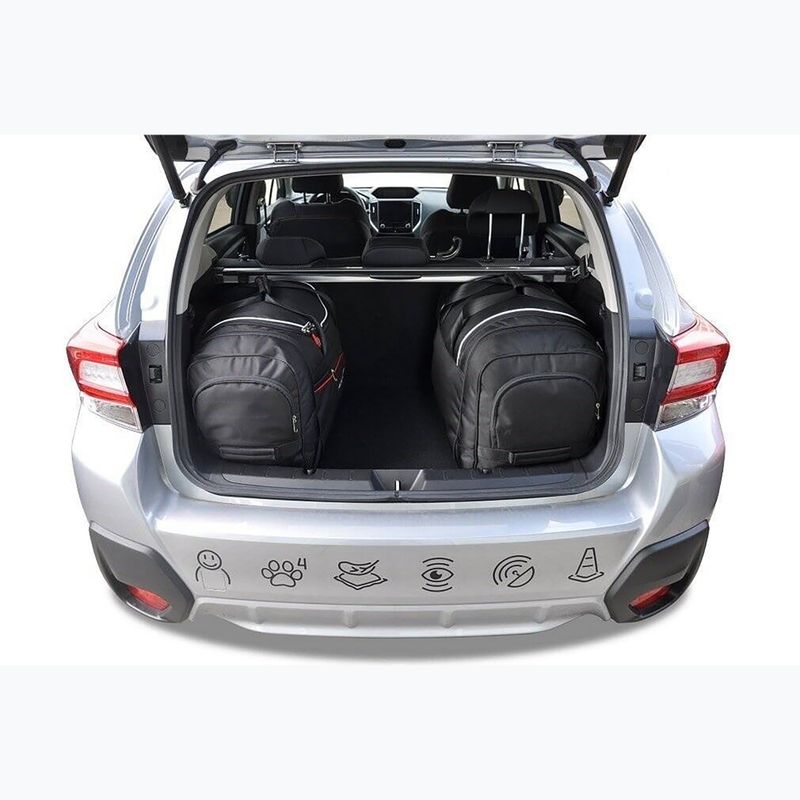 Gepäckträgertaschen-Set KJUST Subaru Xv 2017+ 4 Stk. Schwarz 16