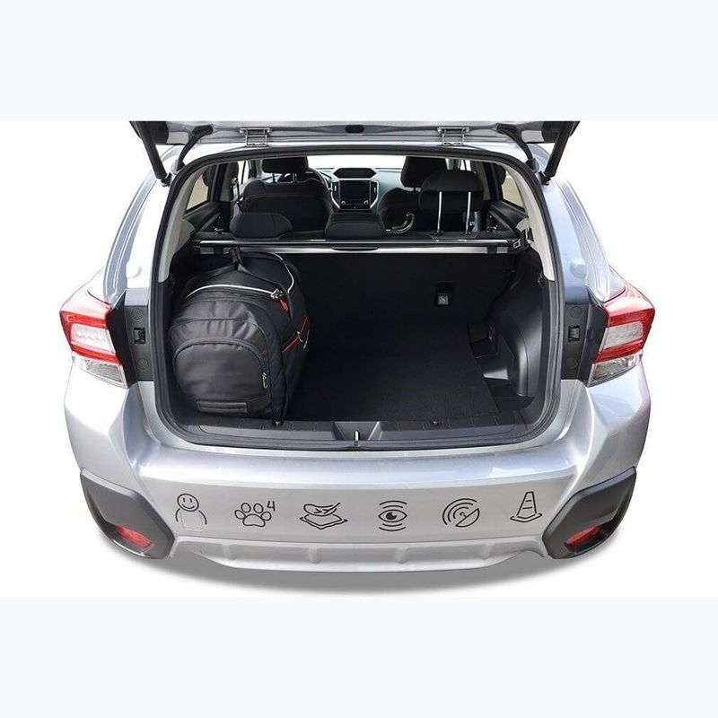 Gepäckträgertaschen-Set KJUST Subaru Xv 2017+ 4 Stk. Schwarz 17