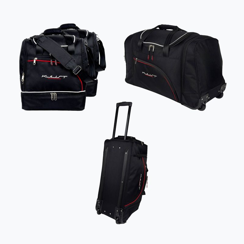 Gepäckträgertaschen-Set KJUST Subaru Xv 2017+ 4 Stk. Schwarz