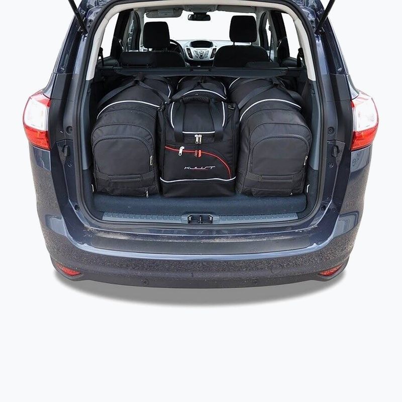 Gepäckträgertaschen-Set KJUST Ford Grand C-Max 2010-2015 4 Stk black 14