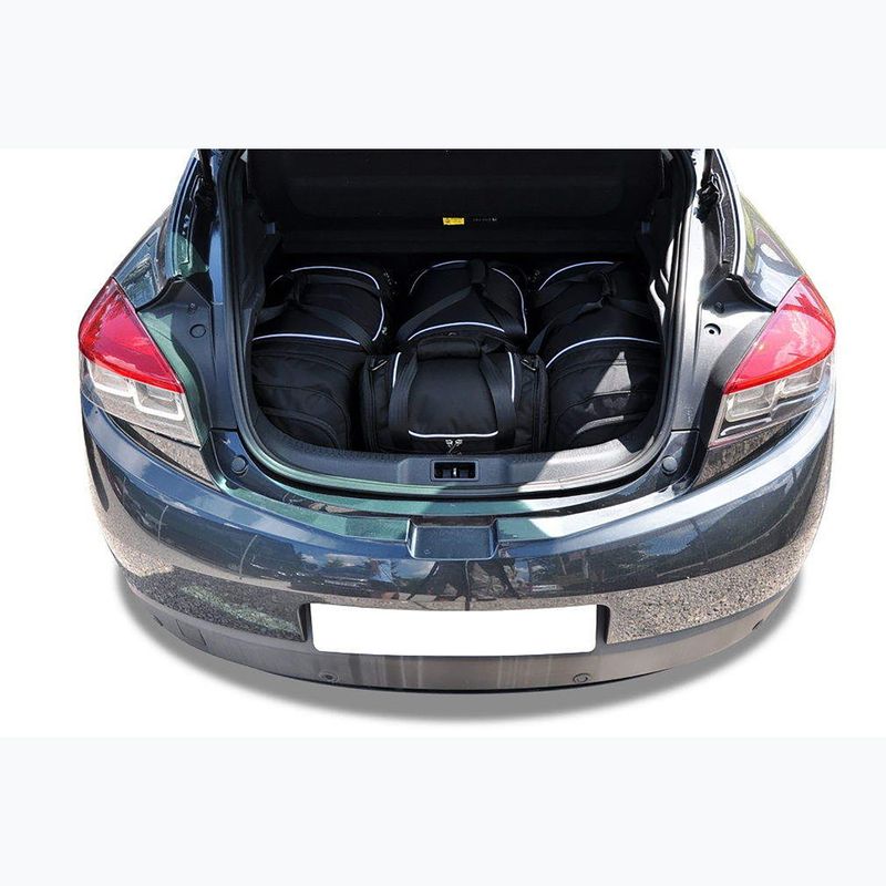Gepäckträgertaschen-Set KJUST Renault Megane Coupe 2008+2016 4 Stk. Schwarz 10