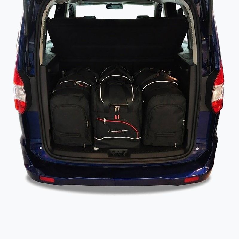 Gepäckträgertaschen-Set KJUST Ford Tourneo Courier 2014+ 4 Stk black 14