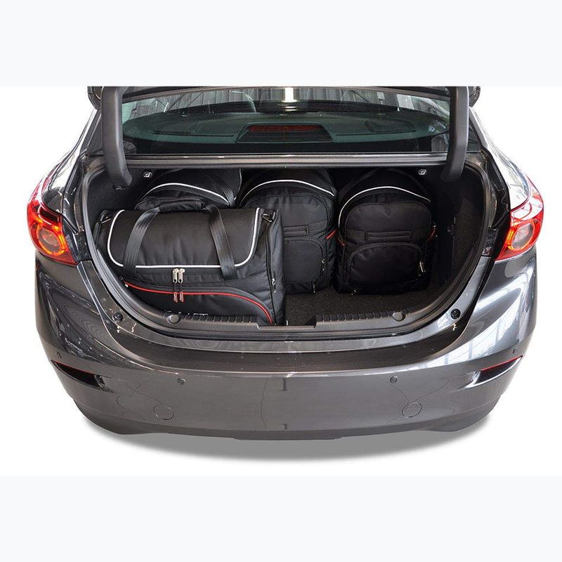 Gepäckträgertaschen-Set KJUST Mazda 3 Limousine 2013-2018 5 Stk. Schwarz 13