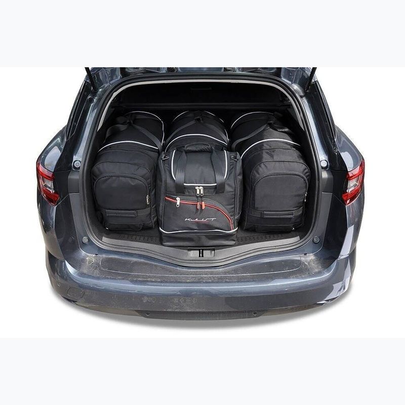 Gepäckträgertaschen-Set KJUST Renault Megane Grandtour 2016+ 4 Stk. Schwarz 13
