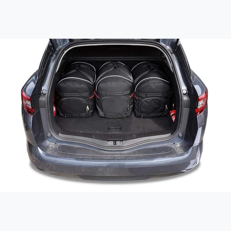 Gepäckträgertaschen-Set KJUST Renault Megane Grandtour 2016+ 5 Stk. Schwarz 14