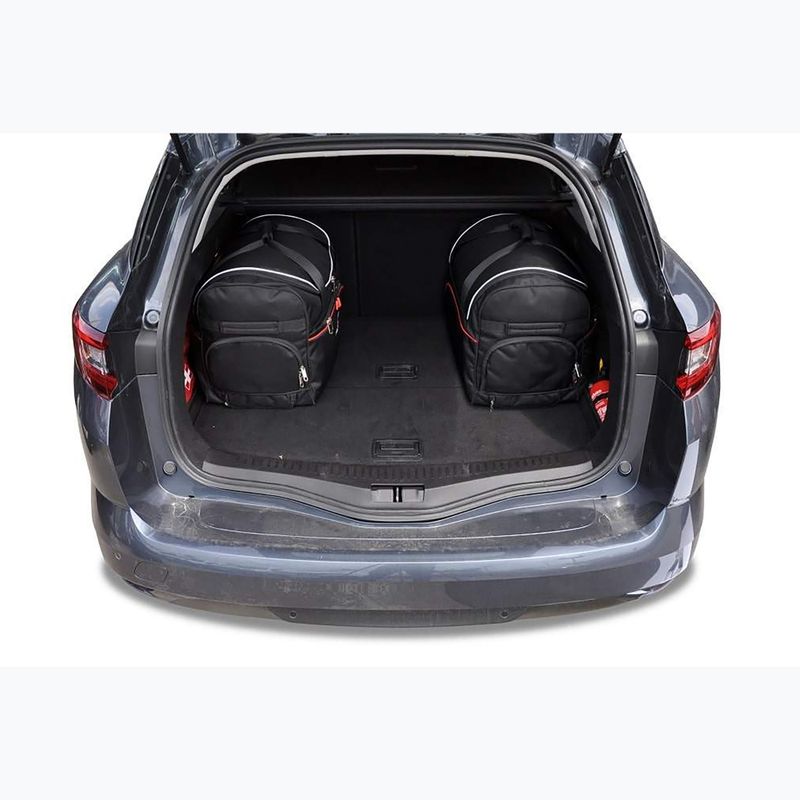 Gepäckträgertaschen-Set KJUST Renault Megane Grandtour 2016+ 5 Stk. Schwarz 15