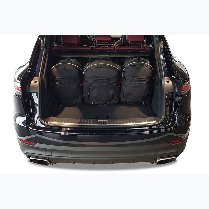 Gepäckträgertaschen-Set KJUST Porsche Cayenne 2017+ 5 Stk. Schwarz 15