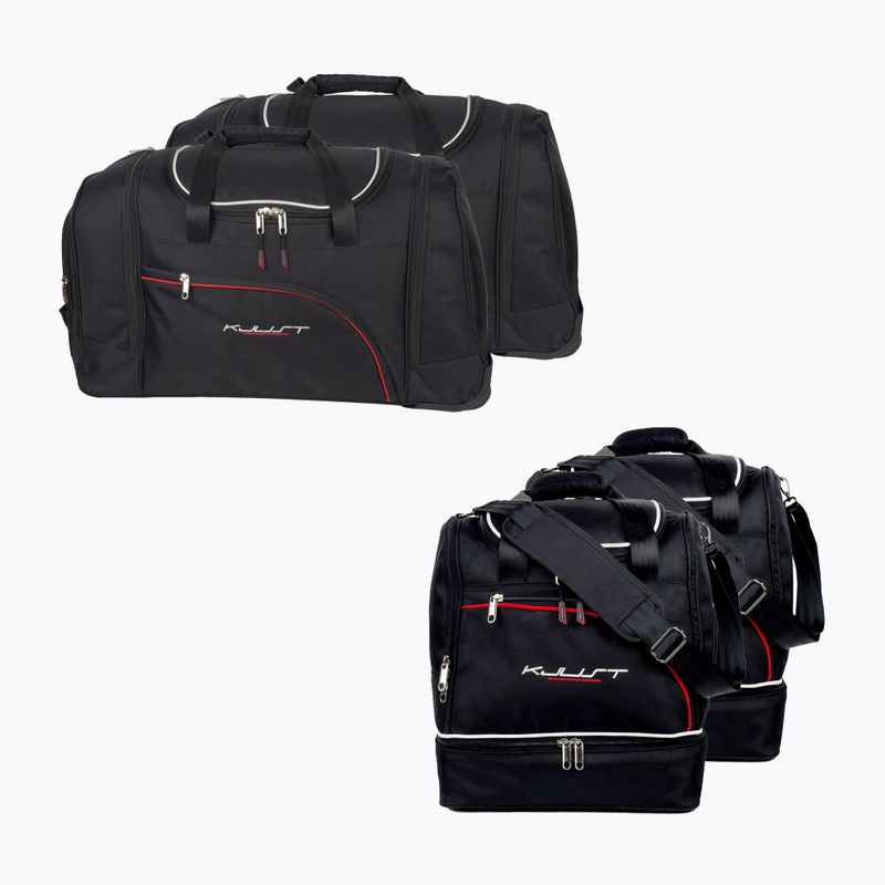 Gepäckträgertaschen-Set KJUST Renault Scenic 2015-2019 4 Stk. Schwarz