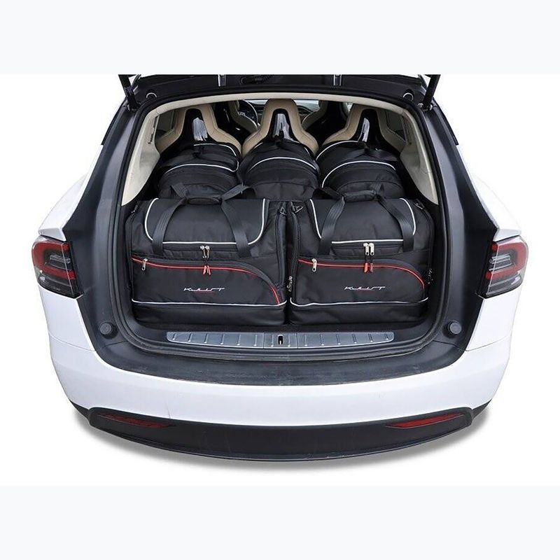 Gepäckträgertaschen-Set KJUST Tesla Model X 2016+ 5 Stk. Schwarz 15