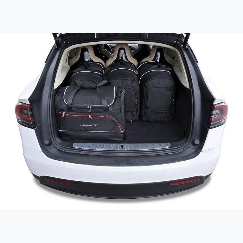Gepäckträgertaschen-Set KJUST Tesla Model X 2016+ 5 Stk. Schwarz 16
