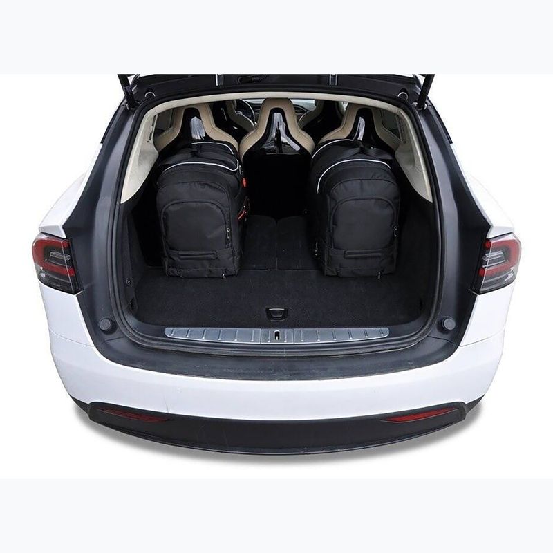 Gepäckträgertaschen-Set KJUST Tesla Model X 2016+ 5 Stk. Schwarz 18