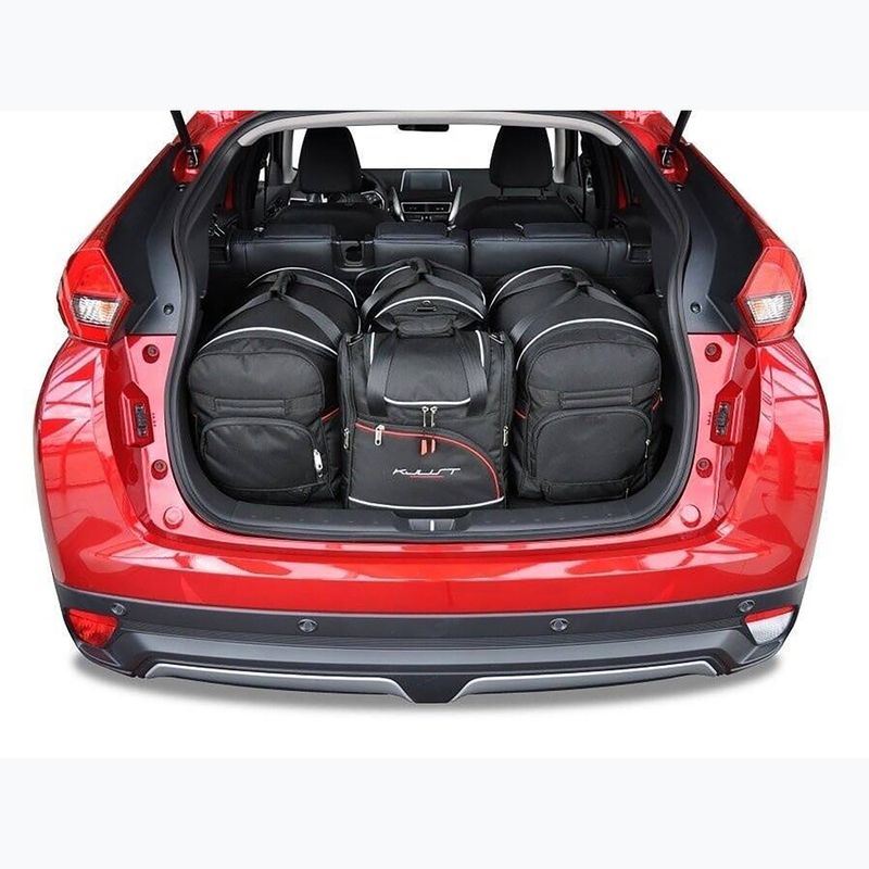 Gepäckträgertaschen-Set KJUST Mitsubishi Eclipse Cross 2017-2021 4 Stk. Schwarz 12