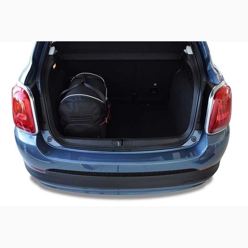 Gepäckträgertaschen-Set KJUST Fiat 500X 2014+ 3 Stk black 16